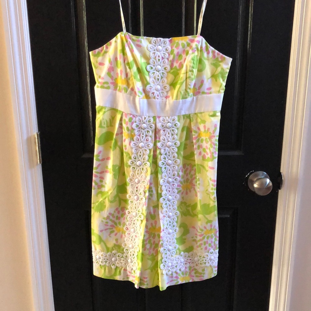 Used Lilly Pulitzer Strapless Dress
